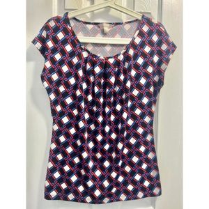 Banana Republic cotton-silk short sleeve top